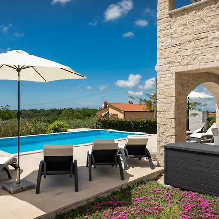 Beautiful Marika With Pool In Vizinada Willa